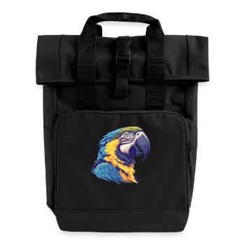 L’ère de l’ara - Sac à dos Roll Top à deux anses - noir - Devant