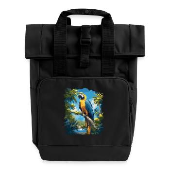 L’ère de l’ara - Sac à dos Roll Top à deux anses - noir - Devant