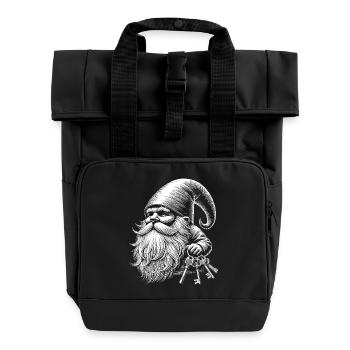 Bunch of keys - Roll Top Backpack with Two Handles - black - Front