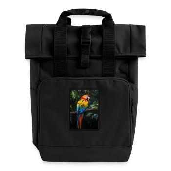 L’ère de l’ara - Sac à dos Roll Top à deux anses - noir - Devant