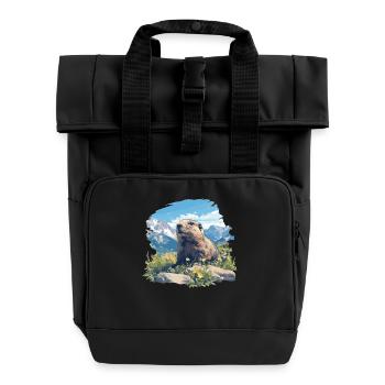 Marmots Groundhog - Roll Top Backpack with Two Handles - black - Front