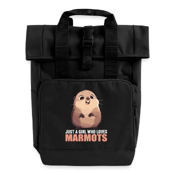 Marmots Groundhog - Roll Top Backpack with Two Handles - black - Front