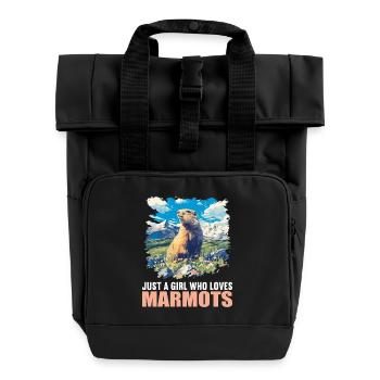 Marmots Groundhog - Roll Top Backpack with Two Handles - black - Front