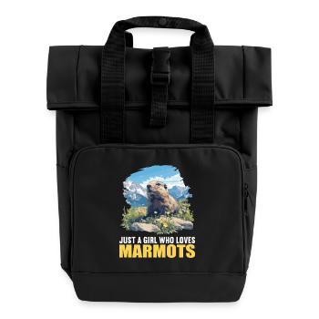 Marmots Groundhog - Roll Top Backpack with Two Handles - black - Front