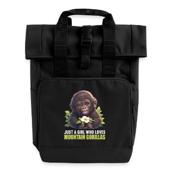 Berggorillas Berggorilla - Rolltop Rucksack mit zwei Griffen - Schwarz - Vorne