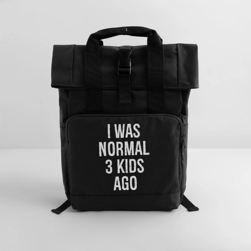 J’avais un âge normal de 3 enfants Sac à dos Roll Top à deux anses