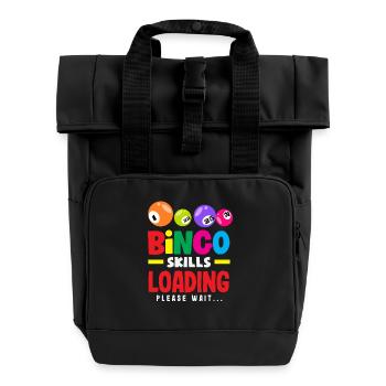 Bingo Skills Store for Bingo Players - Roll Top Backpack with Two Handles - black - Front