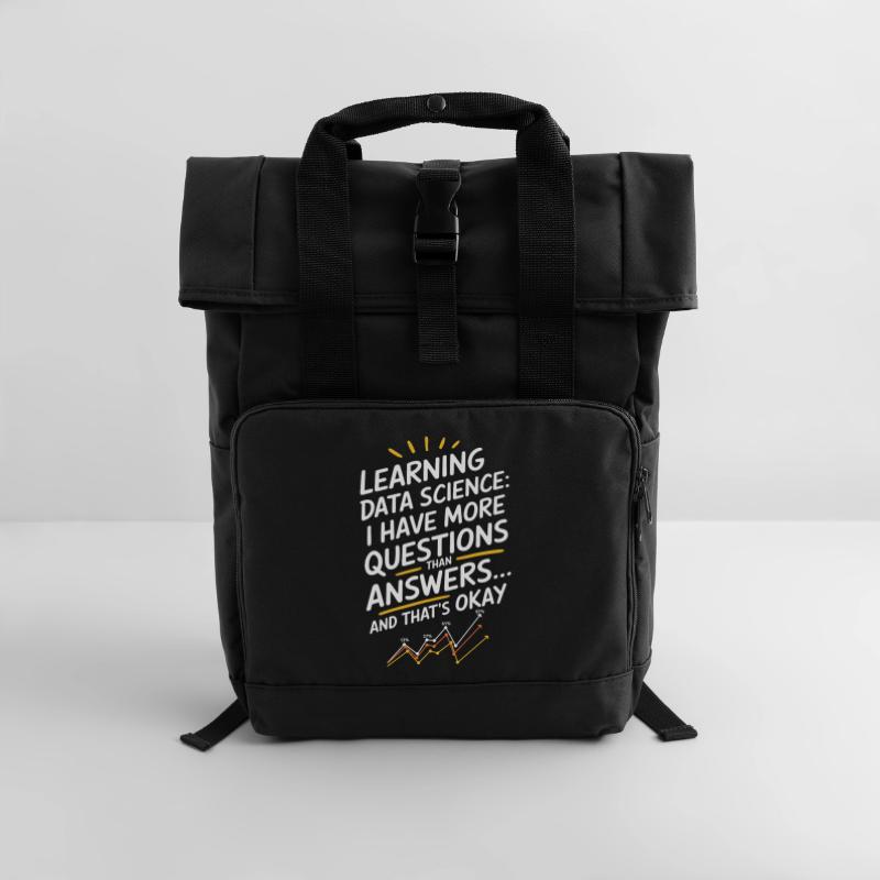 Data Scientist Data Science: More questions than Roll Top Backpack with Two Handles