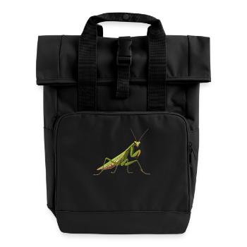 Gottesanbeterinnenen Gottesanbeterin - Rolltop Rucksack mit zwei Griffen - Schwarz - Vorne