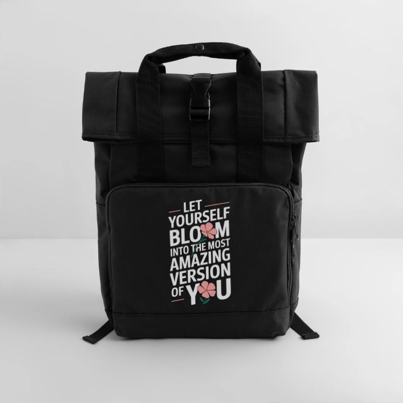 Déployez-vous à la meilleure version de vous-même Sac à dos Roll Top à deux anses