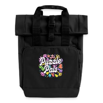 Escape Room Puzzle Pals - Sac à dos Roll Top à deux anses - noir - Devant