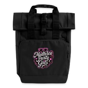 Mallorca Party Girls Holidays - Roll Top Backpack with Two Handles - black - Front