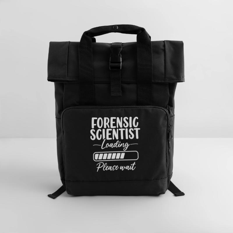 Forensic Science Loading Forensic Scientist Rolltop Rucksack mit zwei Griffen