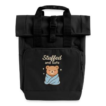 Emotional Support Crew Inner Child Healing - Roll Top Backpack with Two Handles - black - Front