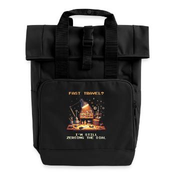 Zero Point Precision Mechanics Adjustment Workbench - Roll Top Backpack with Two Handles - black - Front