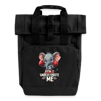 Boxe Muay Thai - Sac à dos Roll Top à deux anses - noir - Devant