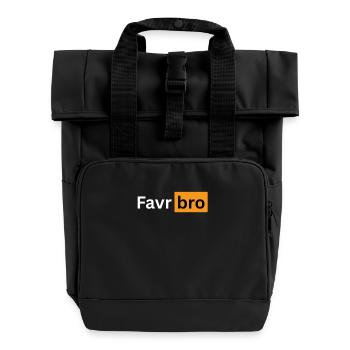 Brother - Roll Top Backpack with Two Handles - black - Front