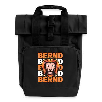 Leo Bernd - Sac à dos Roll Top à deux anses - noir - Devant