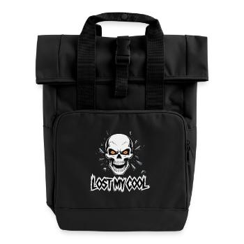 SKULL, PERDU MON SANG-FROID - Sac à dos Roll Top à deux anses - noir - Devant