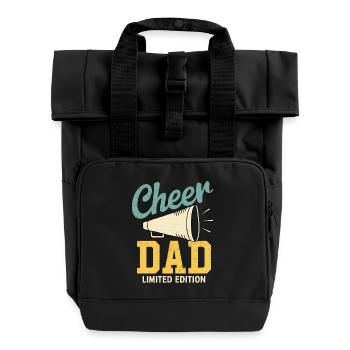 Cheer Dad - Roll Top Backpack with Two Handles - black - Front
