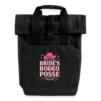 Disco Coirl Western Enterrement de vie de jeune fille - Sac à dos Roll Top à deux anses - noir - Devant