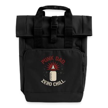 Punk Dad Alternatif Paternité Rebelle - Sac à dos Roll Top à deux anses - noir - Devant