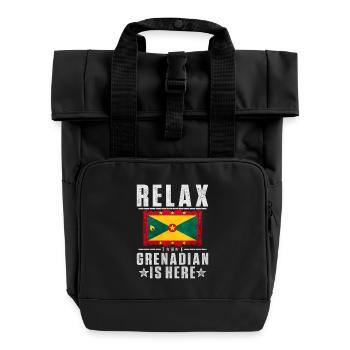 Grenade - Sac à dos Roll Top à deux anses - noir - Devant