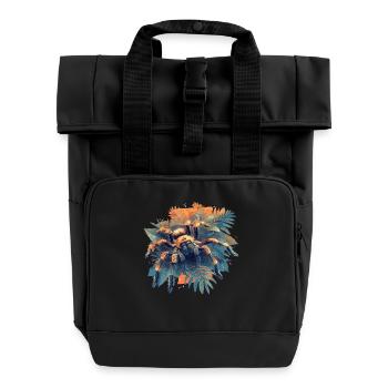 Tarantulas Tarantula - Roll Top Backpack with Two Handles - black - Front