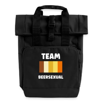 Team Beersexual Palette T-Shirt - Rolltop Rucksack mit zwei Griffen - Schwarz - Vorne