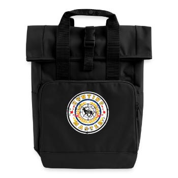 Hunting Master Humor for Skilled Trophy Trackers - Roll Top Backpack with Two Handles - black - Front