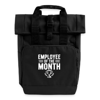 Employé du mois - Sac à dos Roll Top à deux anses - noir - Devant