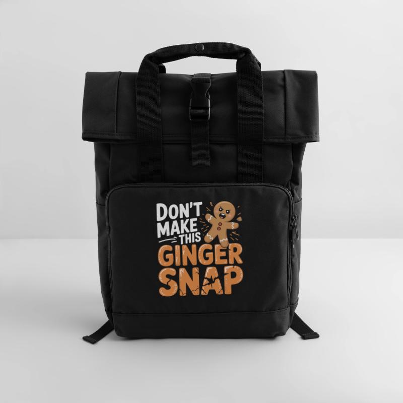Ne faites pas craquer ce gingembre Sac à dos Roll Top à deux anses