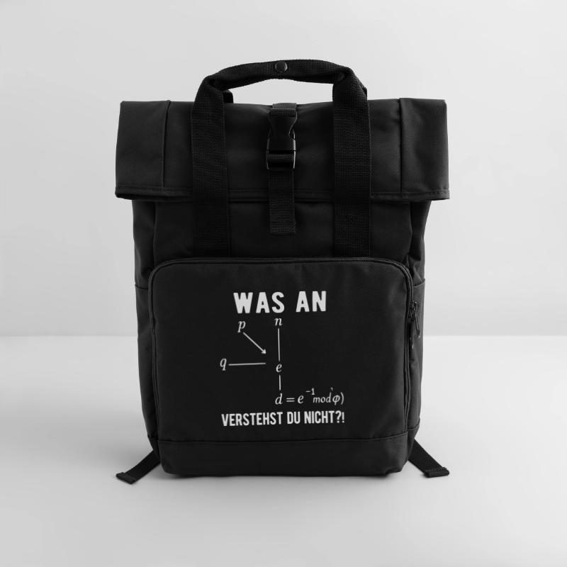 Informatiker Programmierer Computer Nerd Spruch  Rolltop Rucksack mit zwei Griffen