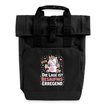L’endroit est une bière de soirée alcoolisée - Sac à dos Roll Top à deux anses - noir - Devant