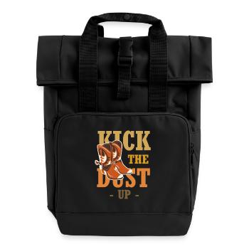 Poussière sur vos bottes – Western Boot - Sac à dos Roll Top à deux anses - noir - Devant