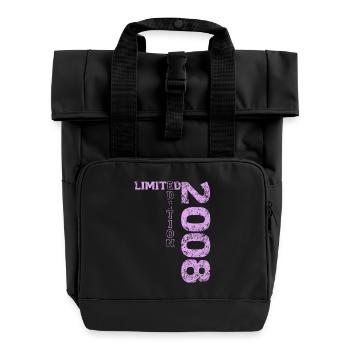 Édition limitée cadeau pour le 18e anniversaire 2008 - Sac à dos Roll Top à deux anses - noir - Devant
