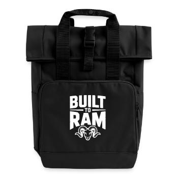 Built to Ram - Roll Top Backpack with Two Handles - black - Front