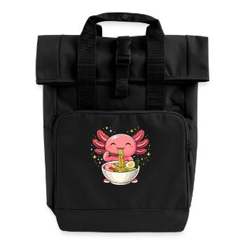 Ange ramen avec des nouilles - Sac à dos Roll Top à deux anses - noir - Devant