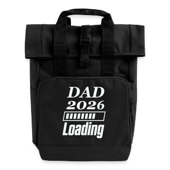 DAD 2026 Loading - Rolltop Rucksack mit zwei Griffen - Schwarz - Vorne