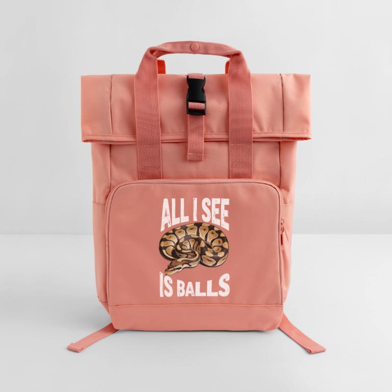 Python roi Serpents Amateurs de terrarium Python Sac à dos Roll Top à deux anses