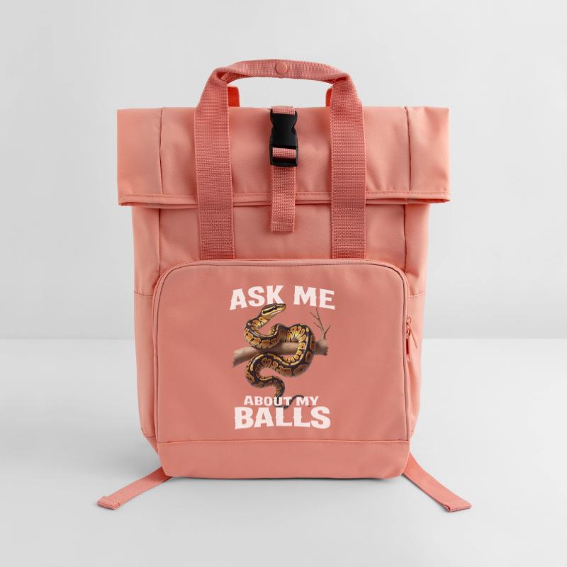 Python roi Serpents Amateurs de terrarium Python Sac à dos Roll Top à deux anses