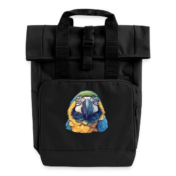 L’ère de l’ara - Sac à dos Roll Top à deux anses - noir - Devant