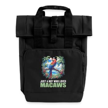 L’ère de l’ara - Sac à dos Roll Top à deux anses - noir - Devant