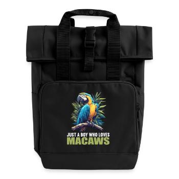 L’ère de l’ara - Sac à dos Roll Top à deux anses - noir - Devant
