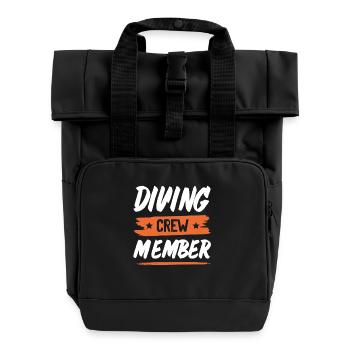 Drinking Crew - Rolltop Rucksack mit zwei Griffen - Schwarz - Vorne