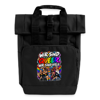 Rolltop Rucksack mit zwei Griffen