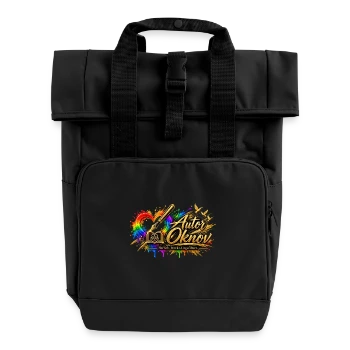 Rolltop Rucksack mit zwei Griffen