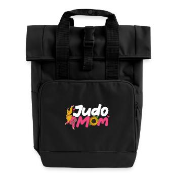Judo - Rolltop Rucksack mit zwei Griffen - Schwarz - Vorne