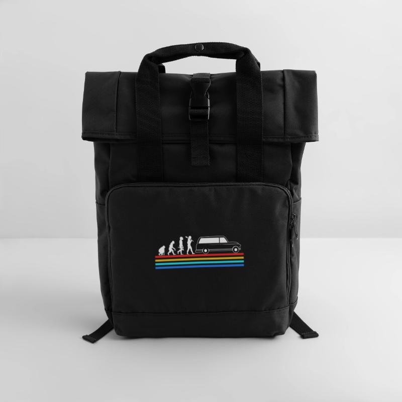 Funeral Undertaker Evolution Roll Top Backpack with Two Handles