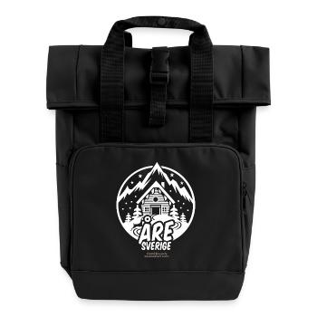 Station de ski d’Åre Suède - Sac à dos Roll Top à deux anses - noir - Devant